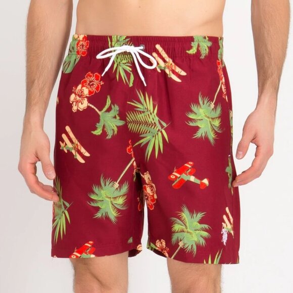 U.S. POLO ASS. VACATION PLANE SWIM TRUNKS size XXL - Picture 8 of 10